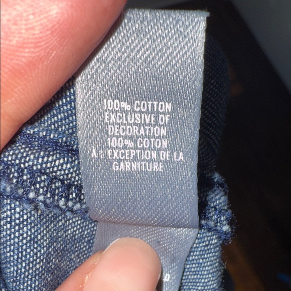 Aerie Denim Floral Romper Overall | 100% Cotton | Women’s L - Picture 10 of 11